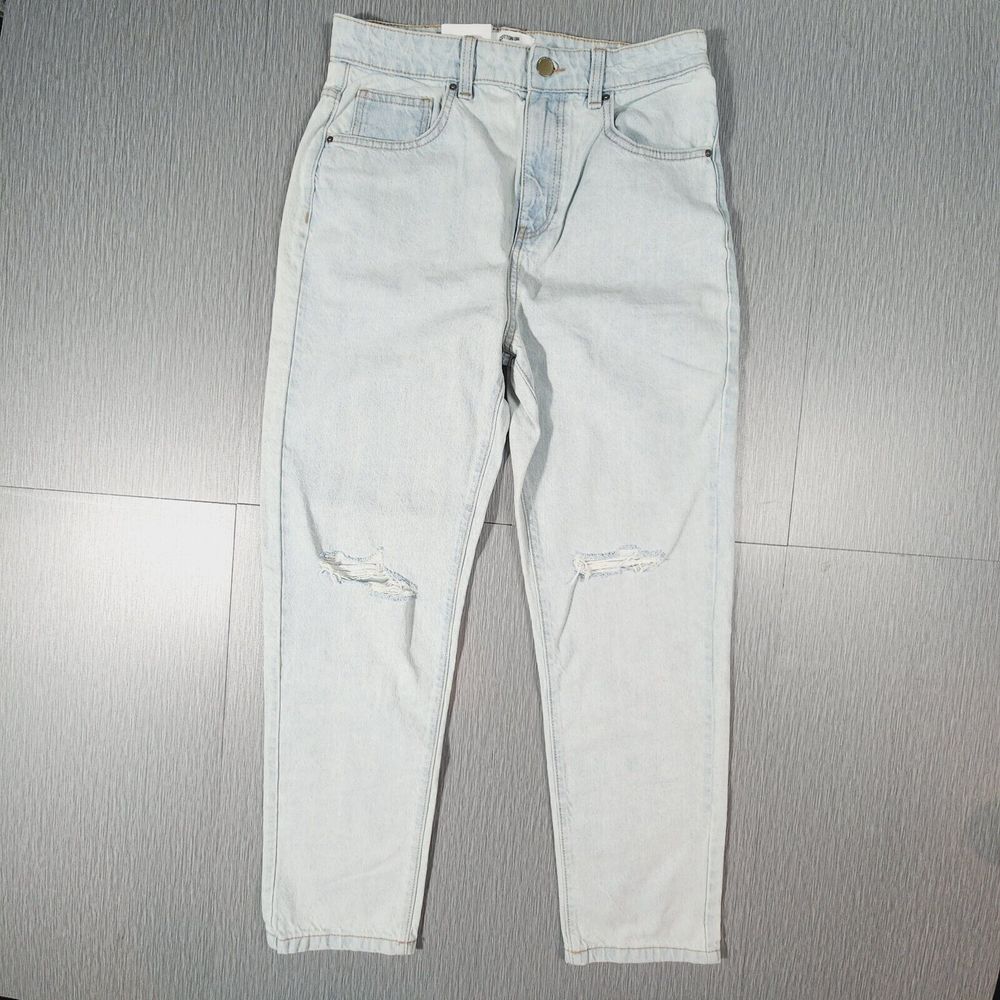 Cotton:On Mom Jean High Rise Light Wash Blue Women's Size 8